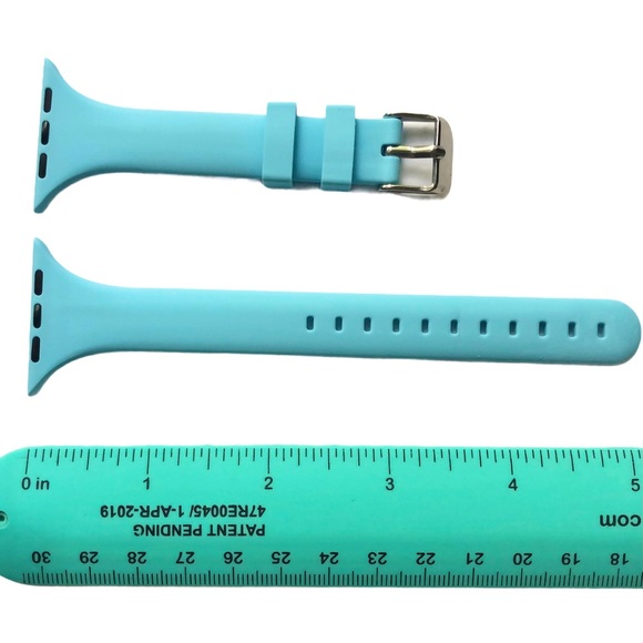 5/$20 NEW BLUE SliM Silicone Band Apple Watch 44/45/49 mm M/L - Picture 3 of 7